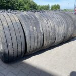Opony ciężarowe używane naczepowe 385/55R19.5 CONTINENTAL CONTI HYBRID HT3 / Pogłębiany Bieżnik