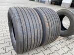Opony ciężarowe używane naczepowe 445/45R19.5 GOODYEAR KMAX T GEN-2 / 12mm