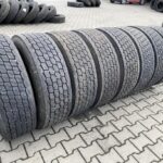 Opony ciężarowe używane napędowe 285/70R19.5 BIEŻNIKOWANA KRAIBURG K-225 / TYP KOSTKA / 12-13mm