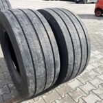 Opony ciężarowe używane prowadzące 385/55R22.5 BRIDGESTONE ECOPIA H-STEER 002 / 8-9mm