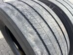 Opony ciężarowe używane prowadzące 385/55R22.5 BRIDGESTONE ECOPIA H-STEER 002 / 8-9mm - obrazek 3