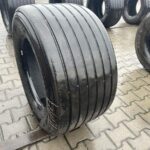Opona ciężarowa używana naczepowa 445/45R19.5 GOODYEAR KMAX T GEN-2 / 6-7mm
