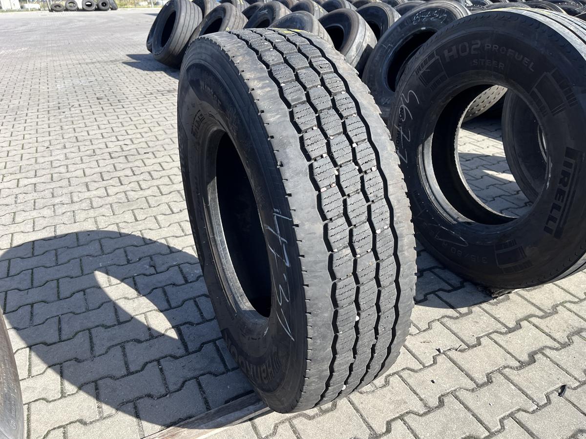 IMG_5360 (Copy) Używana opona ciężarowa prowadząca 315/80R22.5 HANKOOK SMART CONTROL AW02 / 11mm - obrazek 1