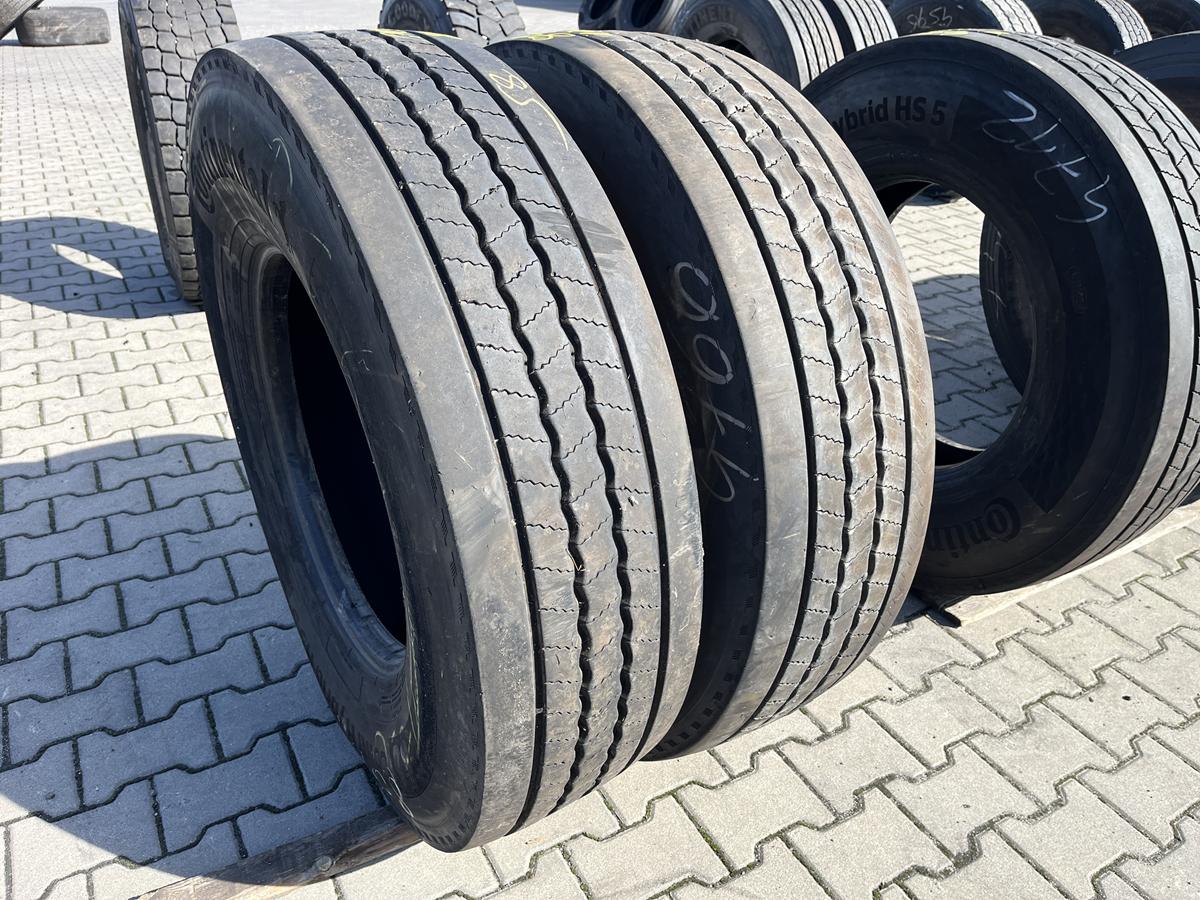 Opony używane ciężarowe prowadzące 315/80R22.5 CONTINENTAL CONTI HYBRID HS5 / 10-12mm Opony używane ciężarowe prowadzące 315/80R22.5 CONTINENTAL CONTI HYBRID HS5 / 10-12mm