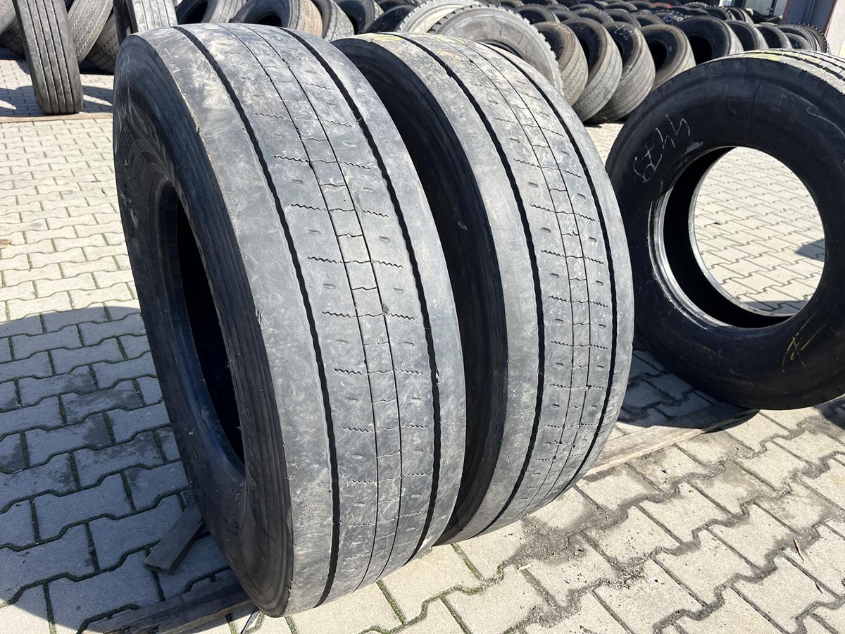 Opony ciężarowe używane prowadzące 315/80R22.5 BRIDGESTONE DURAVIS R-STEER 002 / 8-10mm Opony ciężarowe używane prowadzące 315/80R22.5 BRIDGESTONE DURAVIS R-STEER 002 / 8-10mm